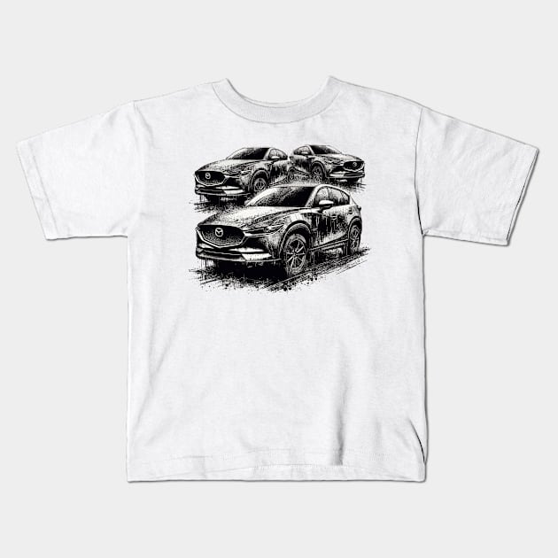 Mazda CX-5 Kids T-Shirt by Vehicles-Art